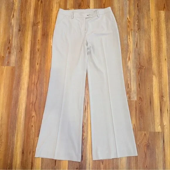 Cabi Women 6 Jacket 8 Pants Suit Gray Greige Stitching Professional Career - Picture 9 of 14